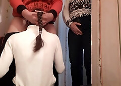 I caught my stepmother having sex with her girlfriend and discovered out that this babe was a lesbo