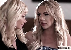 Showing Her Hypocritical Step-Mom How Lesbians Screw