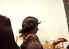 alhena shows off her feet