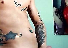 Queenramona mi Femboy de Pasto Colombia, regalándome toda su Leche en PVT💯🔥😈🍼