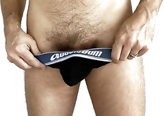 Mark takes all his clothes off