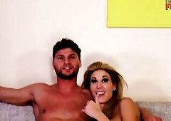 Hawt Hunk Stripper seduces lascivious aged fake tit mother i'd like to fuck