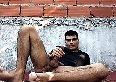 Masturbación carnal al aire libre