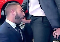 Muscle gay fetish with cumshot