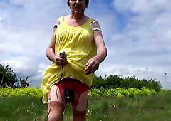 Transgender Travesti Sounding Urethral Outdoor Lingerie 90a