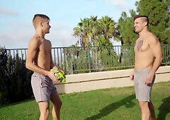 Sean Cody: Young twink Brysen bareback blowjob cum