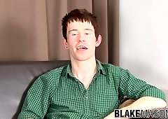 Twinkie Tells his Story before Milking off his Firm Weenie