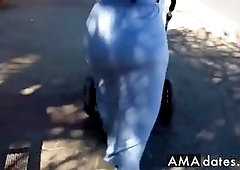 Just takin a walk wit my man and he felt the need to record lol