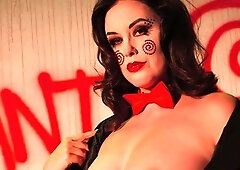 Busty femdom MILF seductress shows off fabulous curves