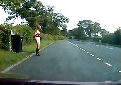 Nasty Transgender Teasing Outdoor