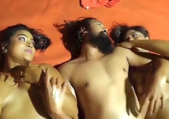 Desi Indian In Wrestling Threesome