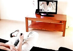 The ring gets without control and screws like a mad whore with a demonic ghost beauty