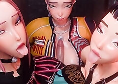 Big tits, 3d, kpop