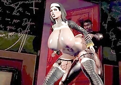 3d porn, big ass, blacked