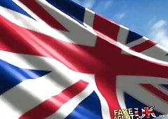 FakeAgentUK Face full of spunk for glamour angel wannabe