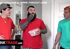 Hot Step Sons And Give Their Step Dads More Than A Makeover With Edward Terrant, Twink Trade And Harvey Sid