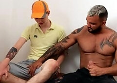 BROMO.com - Jerome and Falcon rough doggy indoor