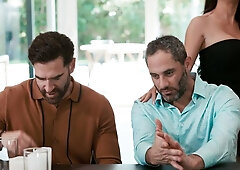 Brazzers: Steaming-hot dinner party turns wild