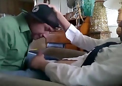 My best friend gives me amazing deepthroat blowjob