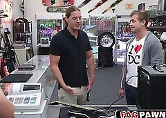 We got a threesome and he got anal fuck so hard