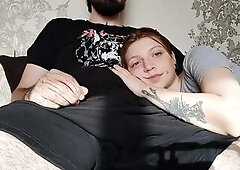 The Cutie Dozed Off On Her Boyfriend's Lap And Was Banged In Her Throat