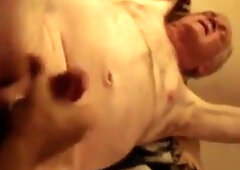 giving grandpa a helping hand. 3