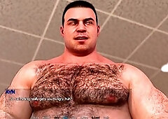 Amateur gay hunk with a big cock gives a wild ride to a young twink