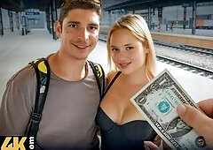 This chab prowls throughout Prague’s teach station, eyes sharp, pulse steady — a lone wolf hungry for connection. Hotties drift by like passing si