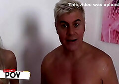 Grabs Head For Deep Throat Cock Domination! - Debi Jointed, Porno Dan And Chad Rockwell