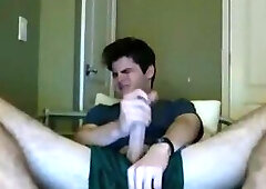 Cute Guy Flashes Cock on Webcam