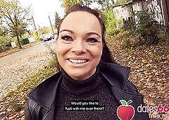 GERMAN mother I'd like to fuck Obscene Priscilla screwed hard by date outdoors in Berlin (ENGLISH) Dates66.com (FULL SCENE)