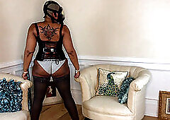 Dark-hued, kink, ebony amateur