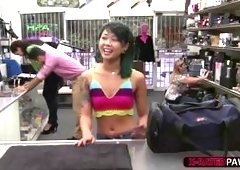 Tiny asian ends up hammered by Shawn