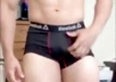 Striptease, big cock, latino