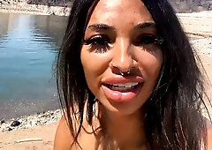 Amateur wild chick solo masturbation