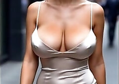 Older Honeys Walking Downtown – Biggest Saggy Melons Jiggling NO BRASSIERE [AI generated]