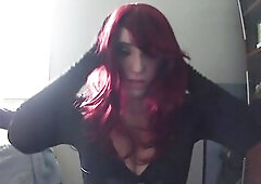 Cute Girls Pt6! Masked in Kathy, this babe plays with her biggest silicone titties