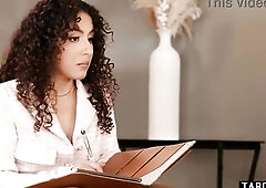 Giant breasts Oriental wife in a three-some with spouse and latin babe marriage counselor