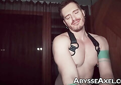 Rosebud sucking and hardcore take turns fist fucking by gorgeous and hot Axel Abysse
