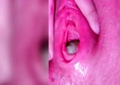 Moist Cunt Oozes Juices After Shoving Out An Egg