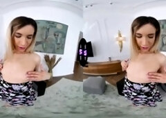 No panties for Megan Nicole as she gets bent over at home