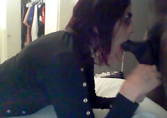 BIG BLACK COCK Dad uses his sissy mega-slut.