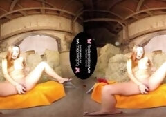 Hot babe Daphne Klyde shows her pussy outdoor