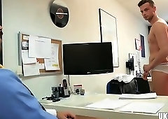 Muscle agent anal sex with cumshot