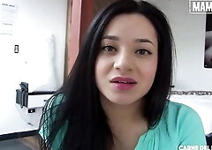 Cute Latin babe Juliana Davila Banged 1st Time on Camera - Carne Del Mercado