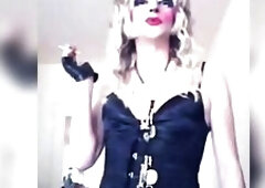 Lola at her smokin' sissy superlatively good breathtaking look seductive smokin' so tasty