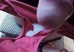 Cum in panties for slave
