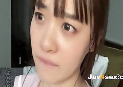 Round trio of hook-up with a baby-faced girl from a dating app - super super-fucking-hot and wild JAV!
