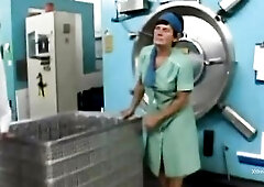 Mad anal-act of love for a breasty worker in the factory of unleashed bitches.