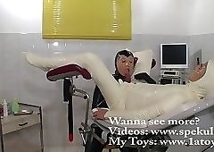 Cum inspection with peehole sound